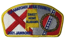 Tukabatchee Area Council AL 2001 Jamboree Sweet Home Alabama JSP YEL Bdr (SA719)