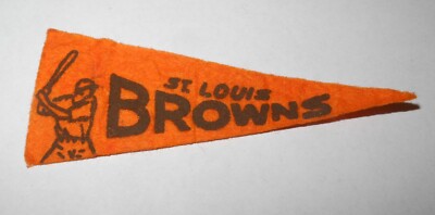 1950 American Nut Chocolate Baseball Souvenir Mini Pennant St Louis ...