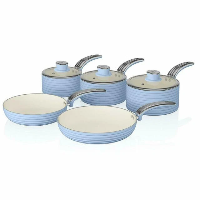 Blue Saucepan Pan Sets