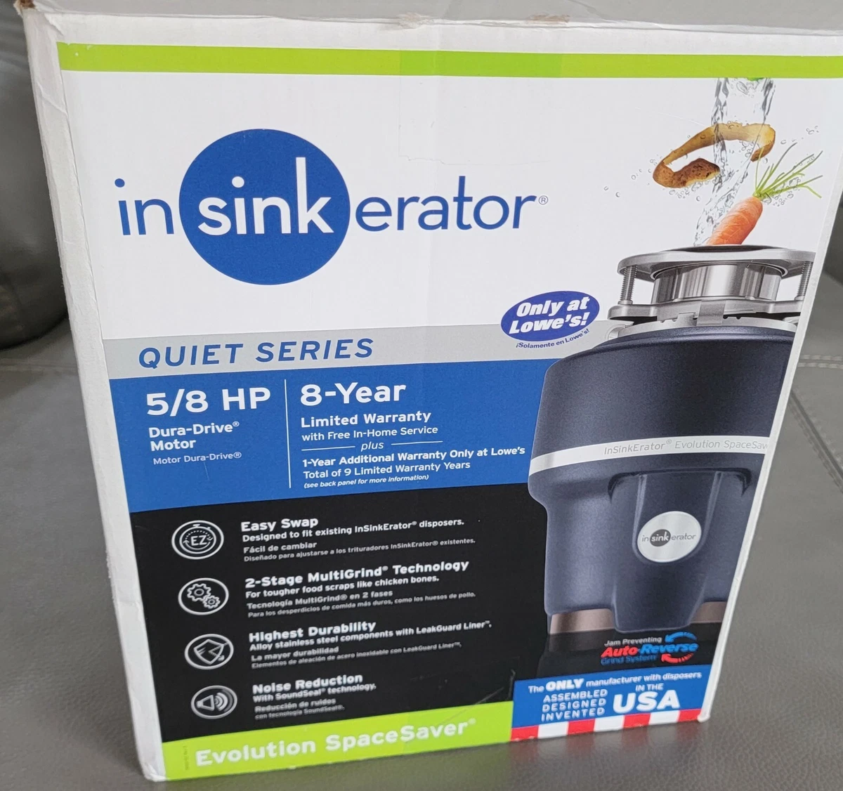 InSinkErator Evolution Select Plus Lift Latch Quiet 3/4 HP, 42 OFF