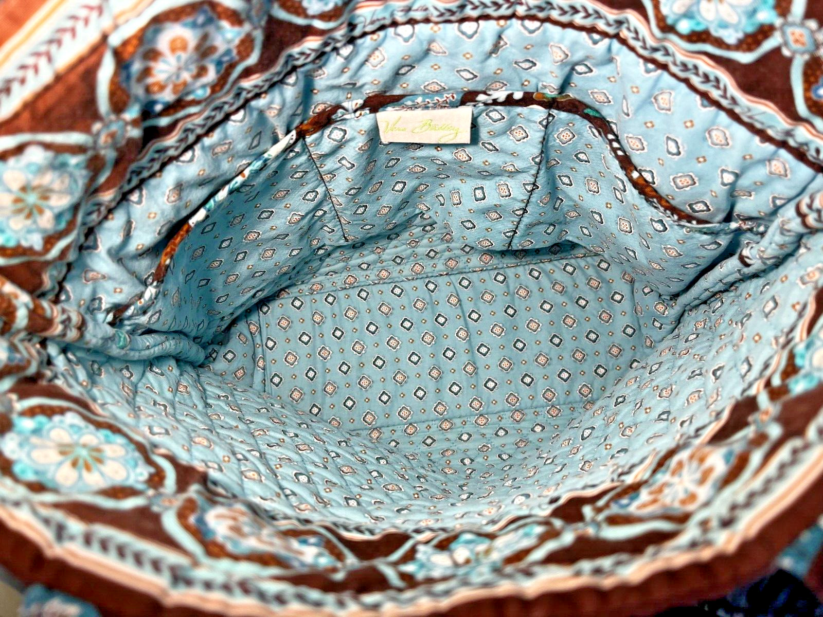 Vera Bradley Java Blue Spring 2006  Quilted tote … - image 3