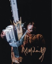 R A MIHAILOFF signed Autogramm 20x25cm TEXAS CHAINSAW in Person autograph COA