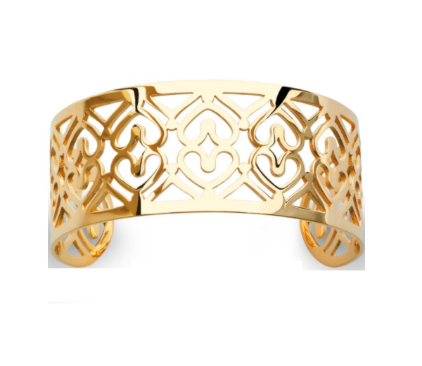 Bracelet Jonc En Or Rose 18 Carats (750 Millièmes) - Poids 14.15 G, Motif Ciselé, Poinçon Hibou, Occasion