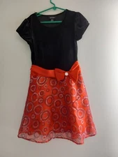 Amy’s Closet black and red holiday/Christmas dress girls size 8