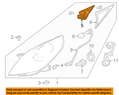 Chevrolet GM OEM 13-15 Spark-Headlamp Assembly Bracket Right 