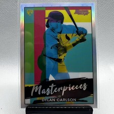 DYLAN CARLSON #BM-6 -  2021 Bowman's Best - MASTERPIECES INSERT RC ROOKIE SP