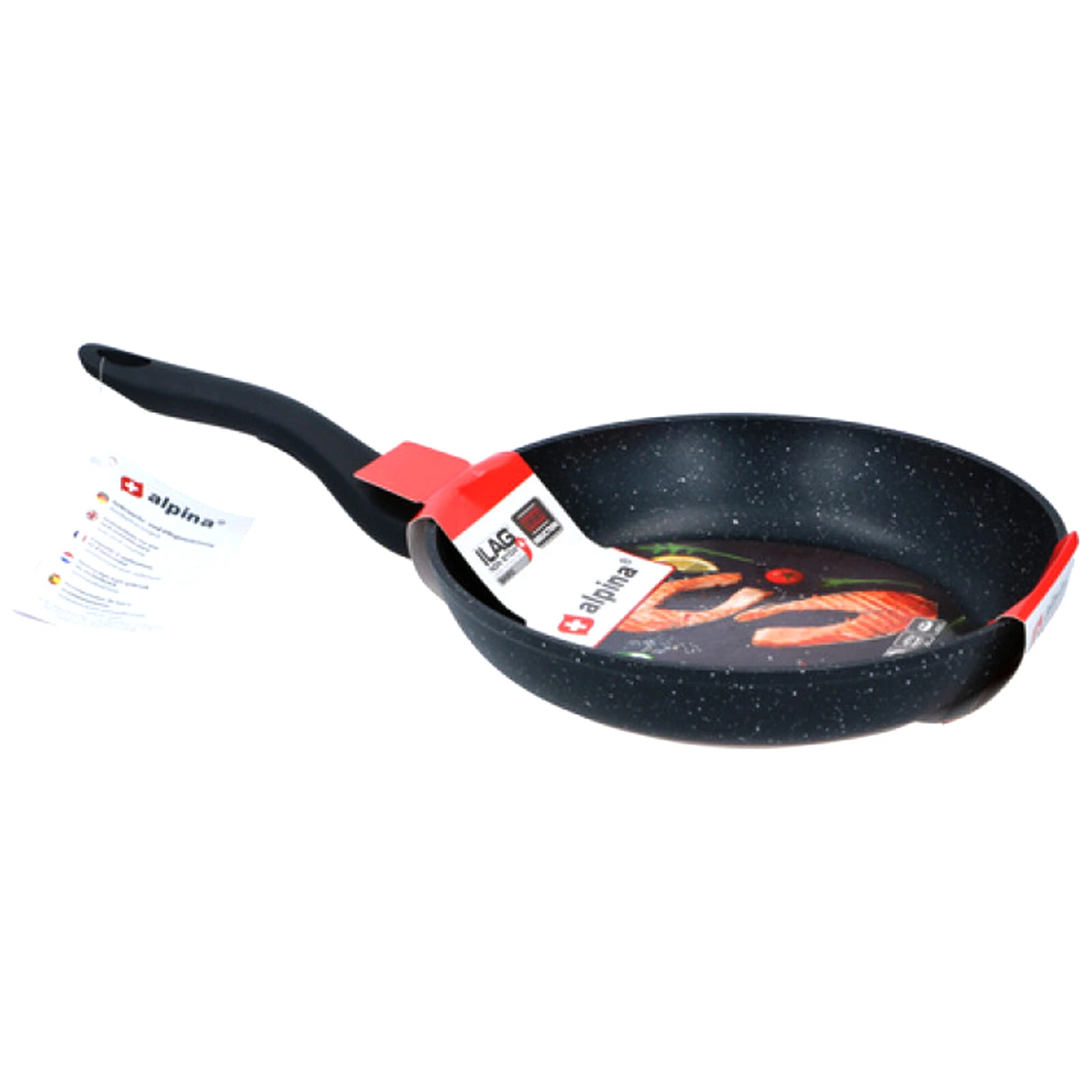 Non Stick Frying Pan Black Granite Induction Fry Pan for Gas Electric Hob Pro