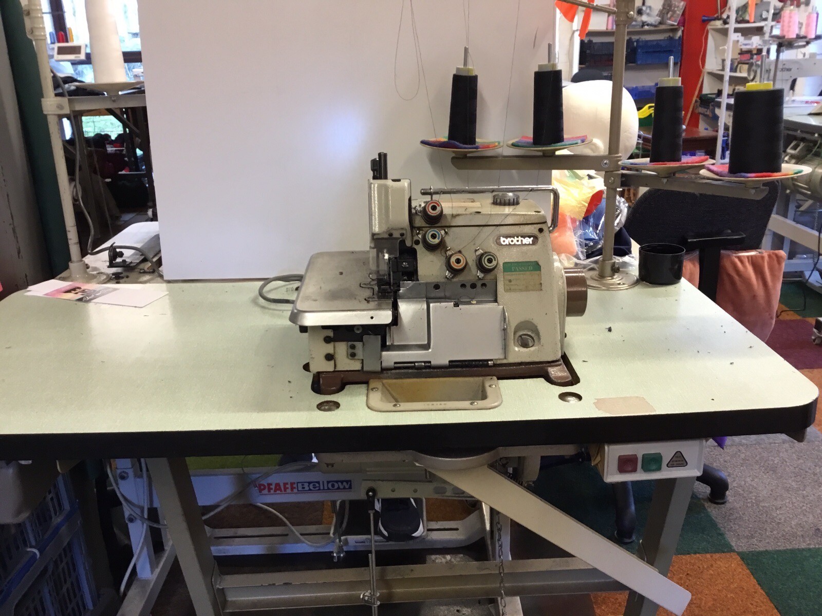 Brother Industrial EF4B531 4 Thread Overlocker Sewing Machine eBay