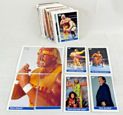 WWF WRESTLING SUPERSTARS ALBUM STICKER 150 CARD SET by EUROFLASH