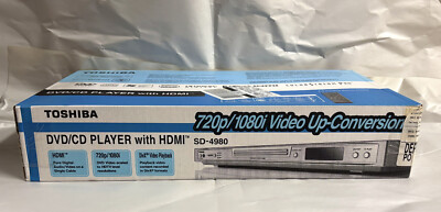 Toshiba SD-4980 DVD Player With Remote NEW OPEN BOX