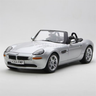 1:18 BMW Z8 Open car Diecast Model Car Silver Hobby Toy Gifts