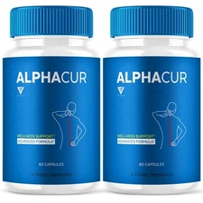 (2 Pack) AlphaCur Nerve Relief Capsules, Alpha Cur Nerve Health (120 Capsules)