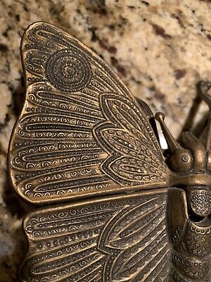 Old Box Butterfly Brass Original Italian MOD-DEP Original Old Box Butterfly Brass Original Italian MOD-DEP Original
