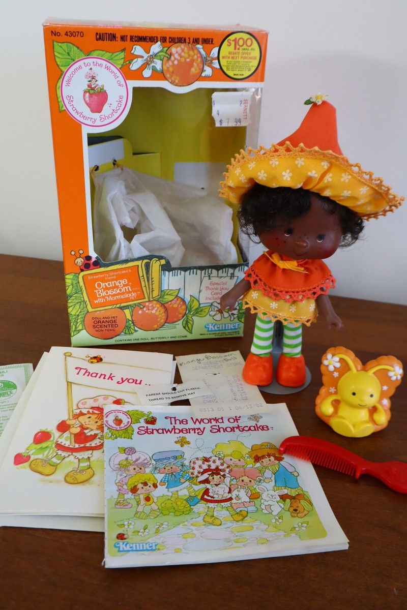 1982 Kenner Strawberry Shortcake ORANGE BLOSSOM Doll 5
