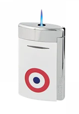 S.T. Dupont MiniJet Torch Flame Lighter, White Rosette, 10802 (010802) NIB