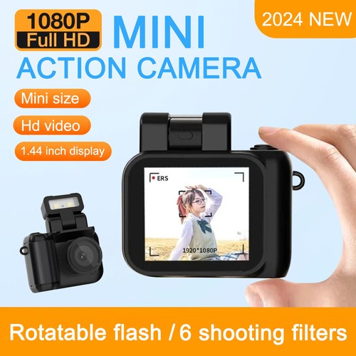Mini Videocamera Sportiva 1080P Piccolo Portachiavi Pocket Camera DV con Schermo LCD - Foto 4 di 26