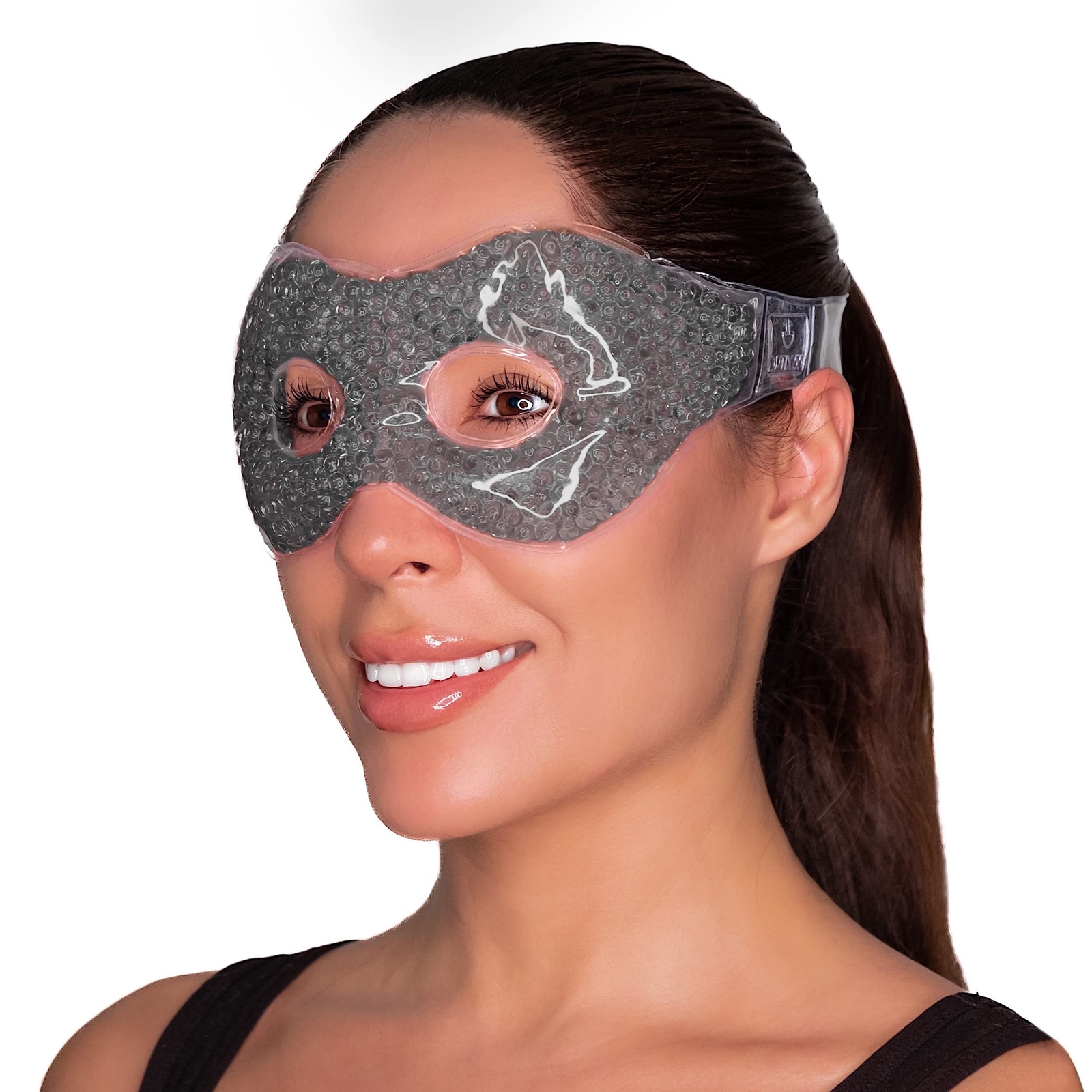 Cooling Gel Eye Mask with Hot & Cold Therapy for Puffy Eyes-image