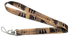 Broadway's Classic Musical Hamilton Themed Cosplay ID Holder LANYARD Keychain
