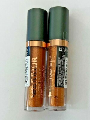 LOT OF 2 FLOWER WARRIOR GLITTER SHADOW WG5 FLAME 0.13oz