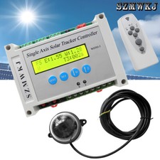 SZMWKJ Pannello Solare Tracciamento LCD Singolo Asse Solar Tracker Controller e Telecomando IR