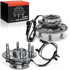 2x Front LH & RH Wheel Bearing & Hub Assembly w/ 22 in Wheels for Ram 1500 19-23