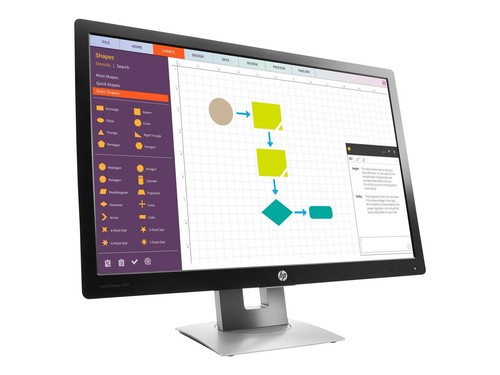 Moniteur HP EliteDisplay E242 24 pouces Full HD HDMI DP VGA noir - sans socle - Photo 6/7