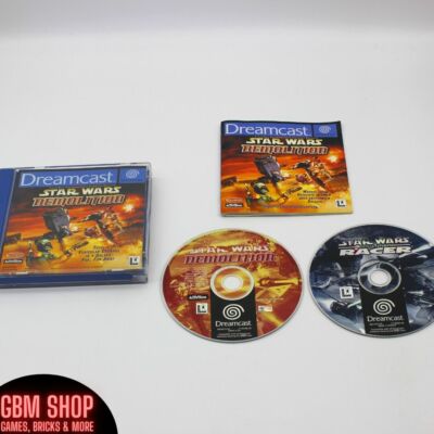 Sega Dreamcast Spiel | Star Wars Demolition + Star Wars Racer | Nintendo | PAL
