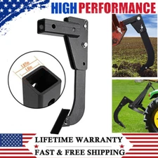 Racewill Hitch Lawn Mounted Ripper Garden Plow W/2" Receiver for ATV/UTV Tractor