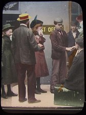 Glas Magic Laterne Dia BRAVO NO7 C1890 FOTO VICTORIAN STORY GROUP