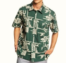 QUIKSILVER Men's HI DWELLER S/S Woven Shirt - Small - GRT1 - NWT