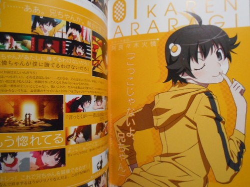 Nisemonogatari Japanese Booklet Anime sexy Karen Tsukihi Nadeko MP - Picture 3 of 6