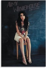 Amy Winehouse Back to Black Poster 24x36 Unframed Music Wall Art Decor