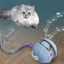 Interactive Cat Toy Ball with Laser  Tail   Automatic Moving Smart Ball USB R