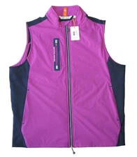 NEW Peter Millar Hyperlight Fuse Womens Sleeveless Vest Jacket Sz L Magenta $178