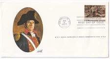 STAMP US SCOTT 1722 "Gen. Herkimer at Oriskany" 13 CENT 1977 FDC - C