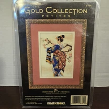 Dimensions Gold Collection Petites MAI Counted Cross Stitch Kit 5x7 New Japanese