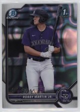 2022 Bowman Chrome Prospects Lava Refractor 339/399 Robby Martin Jr #BCP-43 0rd2