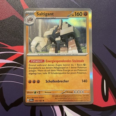Saltigant 104/182 Rare Paradox Rift Holo NM Pokemon Karte Deutsch