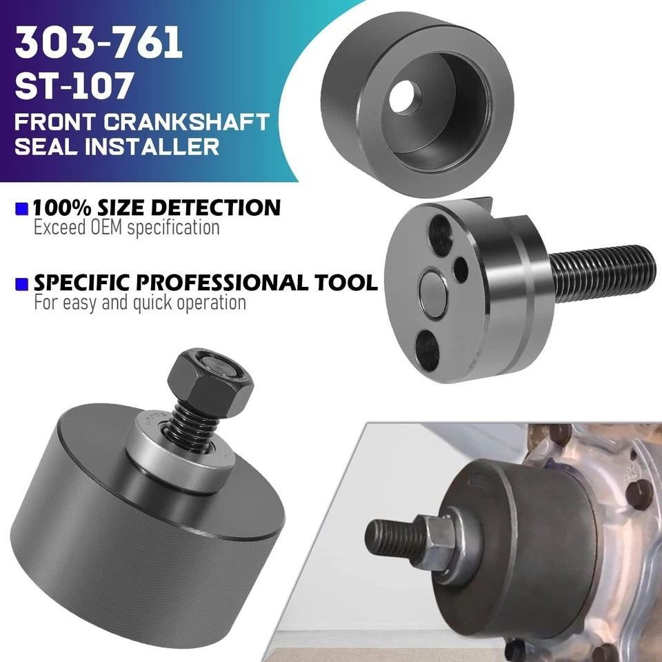 303-761 Crankshaft Front Seal Wear Ring Installer Tool for Ford 6.0L Powerstroke - Imagem 3 de 4