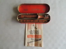 Vintage Wood Hopf EXTRA Alto? Recorder in Original Box Beautiful Condition