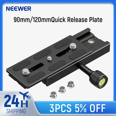 Quick Release Plate with Clamp Adapter Set QR Plate with Clamp Bubble Level For 