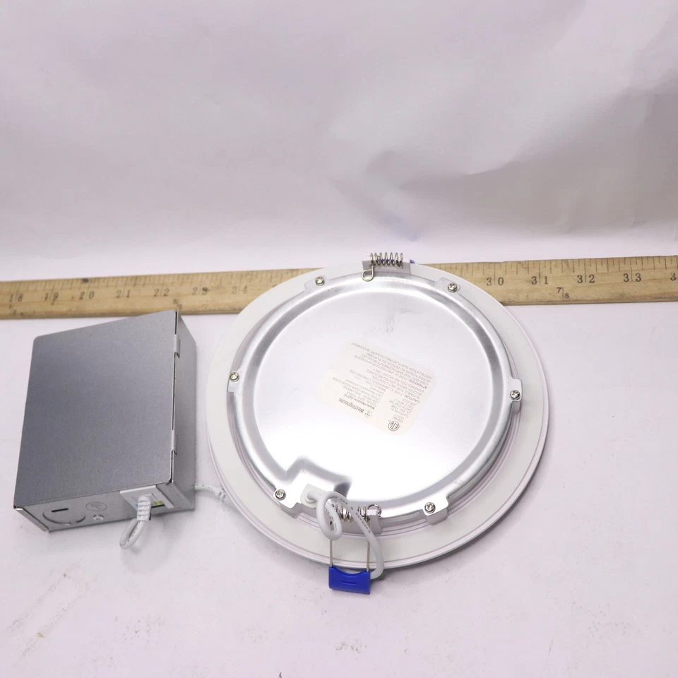 Downlight LED empotrado delgado Westinghouse deflector escalonado borde blanco 80W ecualizador 6" Foto 4 de 4