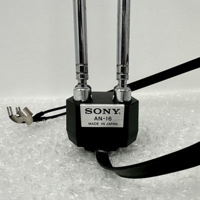 Vintage SONY ANTENNA AN-16 Rabbit Ears TV Dipole VHF Analog