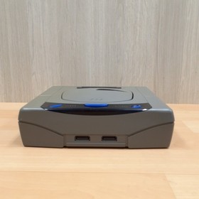 Sega Saturn Gray Console with 3 Games 1 Controller & Cables made in Japan