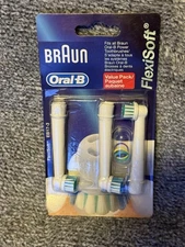 6 Braun Oral-B Flexisoft Flexi-Soft Replacement Toothbrush Heads Refills EB 17-3