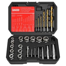 30PCS Screw Extractor Set Bolt Extractor Set, Left Hand Drill Bit Set, Easy...