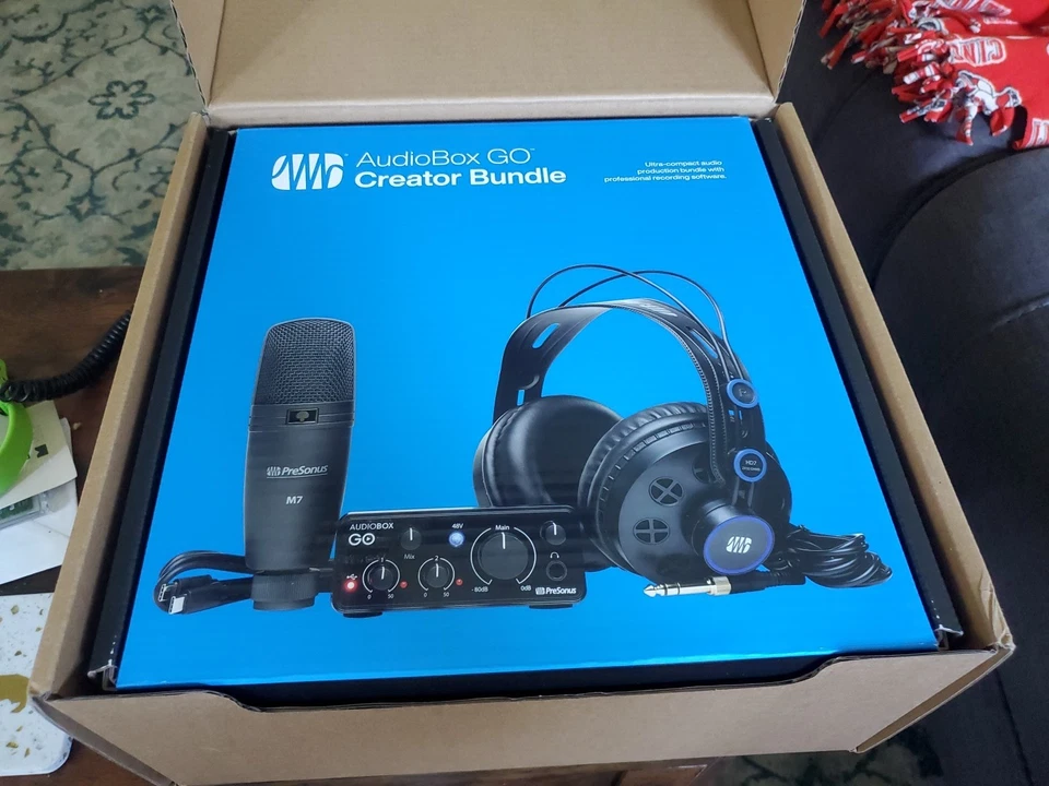 NIB - PreSonus AudioBox GO Creator Recording Bundle - Image 2 of 4