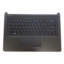 Replacement Laptop Upper Case Palmrest Backlit Keyboard Touchpad Assembly Par...