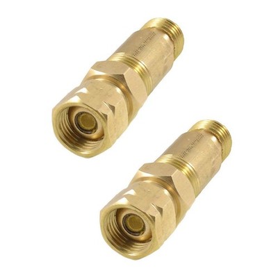 LDEXIN 2pcs Torch Mount Flashback Arrestors Acetylene/Fuel Gas 1/4'' NPT 