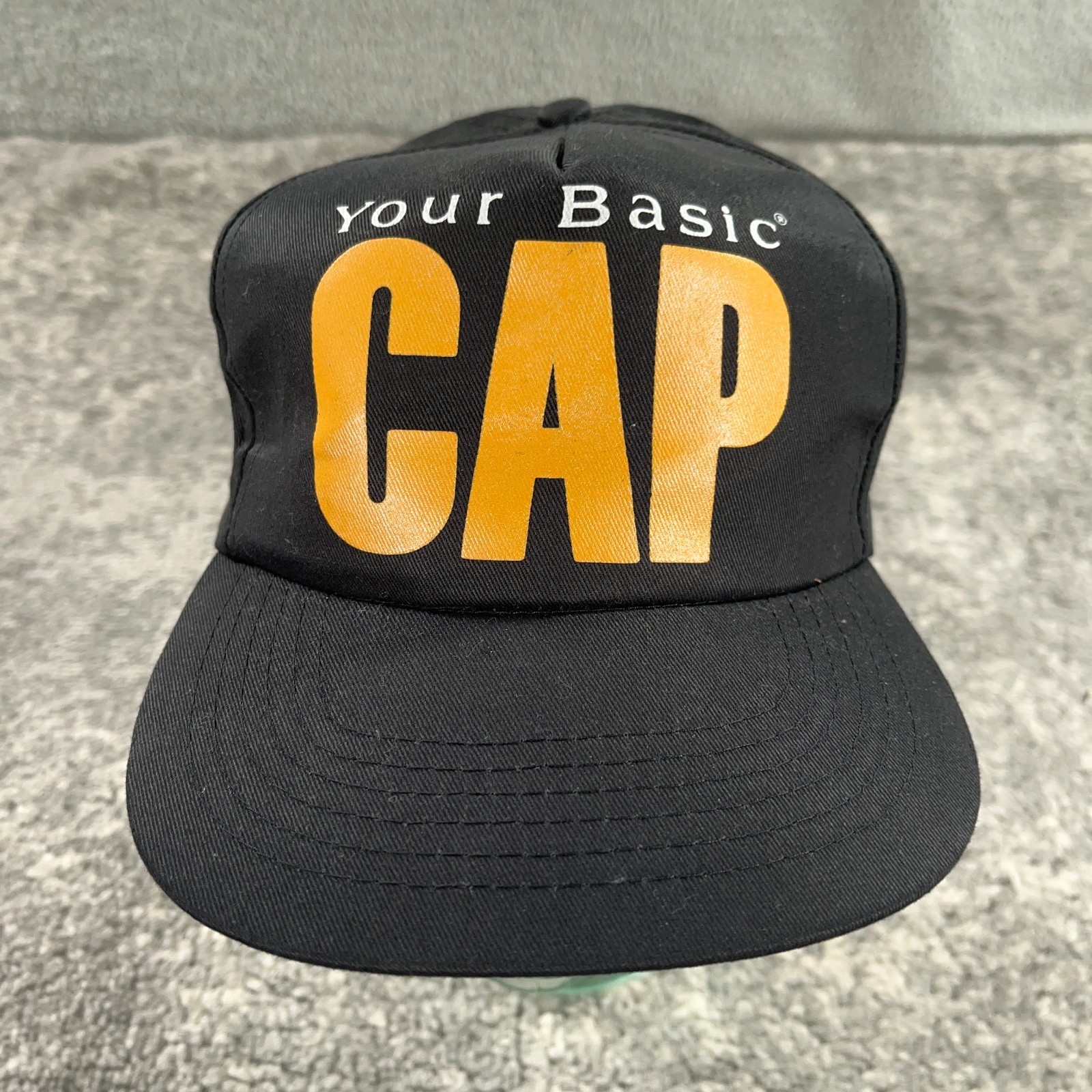 Vintage Basic Cigarettes Hat Cap Mens Snapback Bl… - image 2
